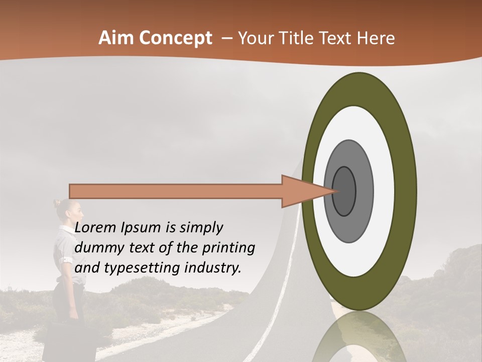 Away Country Back PowerPoint Template