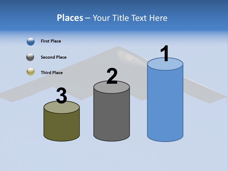 Mid Air Airforce Air PowerPoint Template