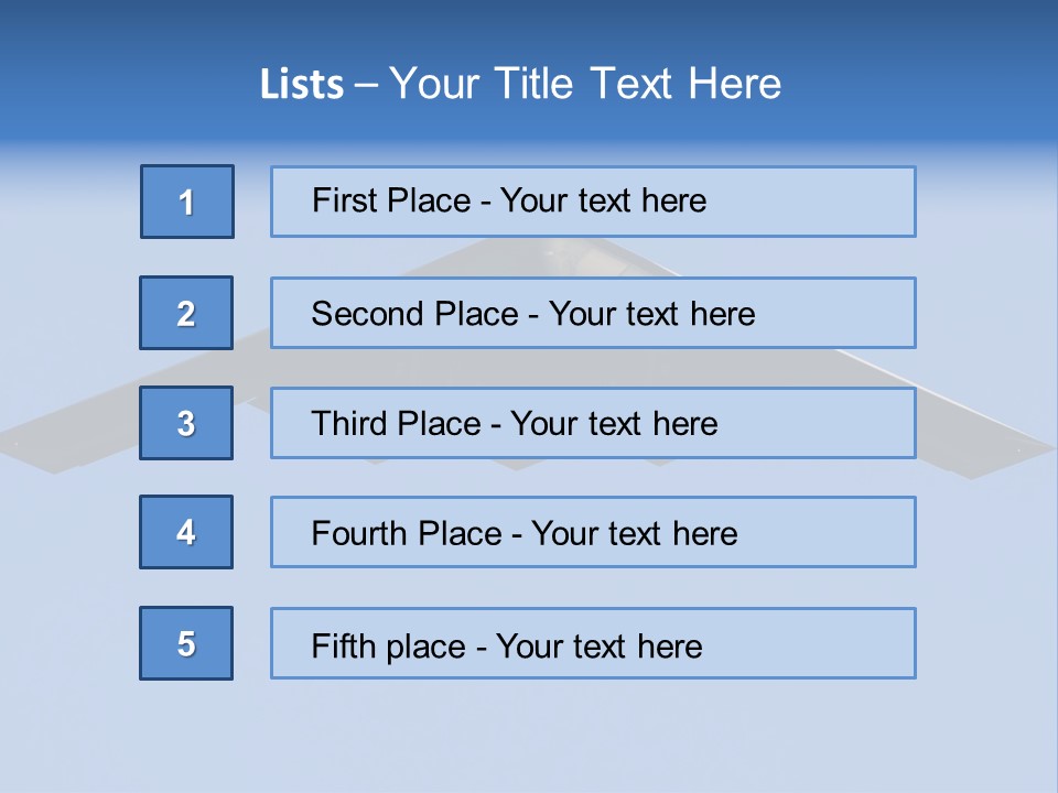 Mid Air Airforce Air PowerPoint Template