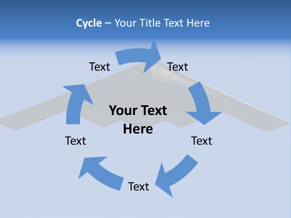 Mid Air Airforce Air PowerPoint Template