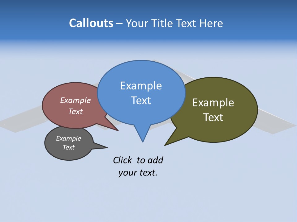 Mid Air Airforce Air PowerPoint Template