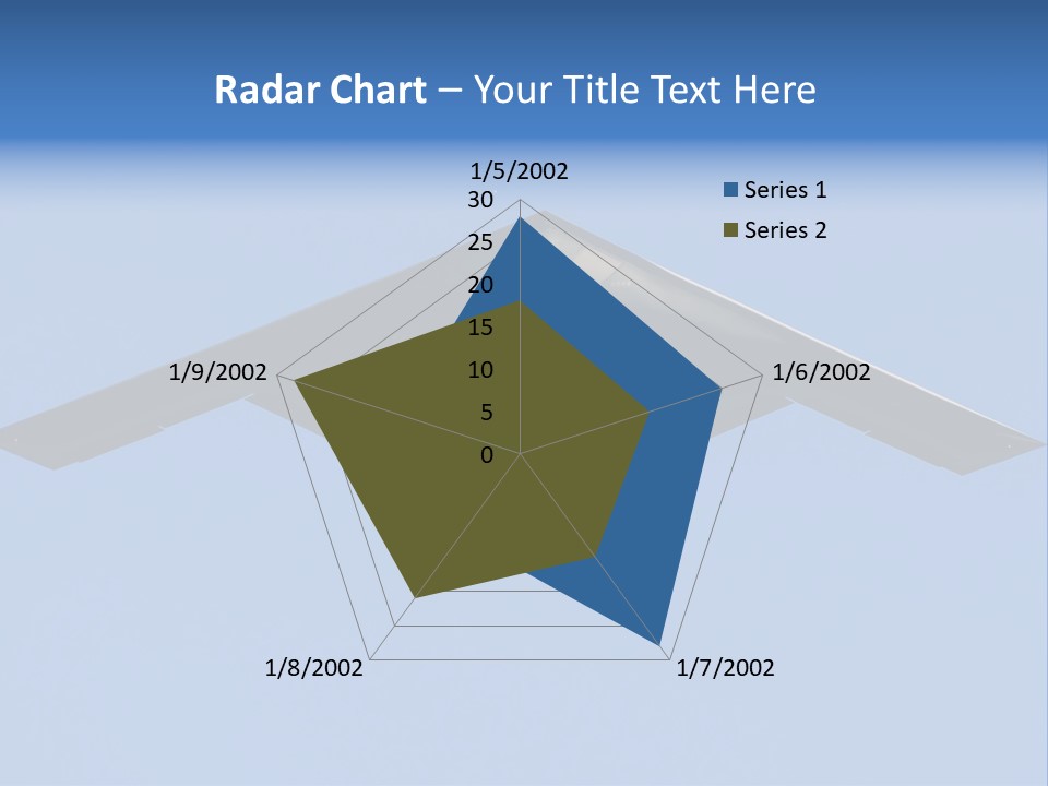 Mid Air Airforce Air PowerPoint Template