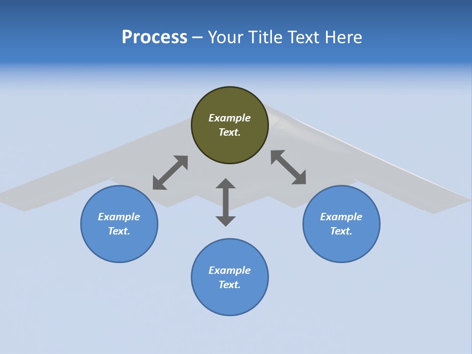 Mid Air Airforce Air PowerPoint Template