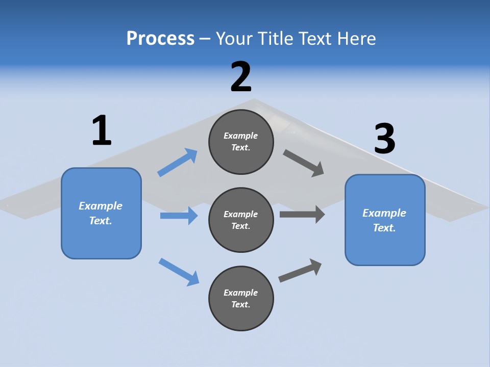 Mid Air Airforce Air PowerPoint Template