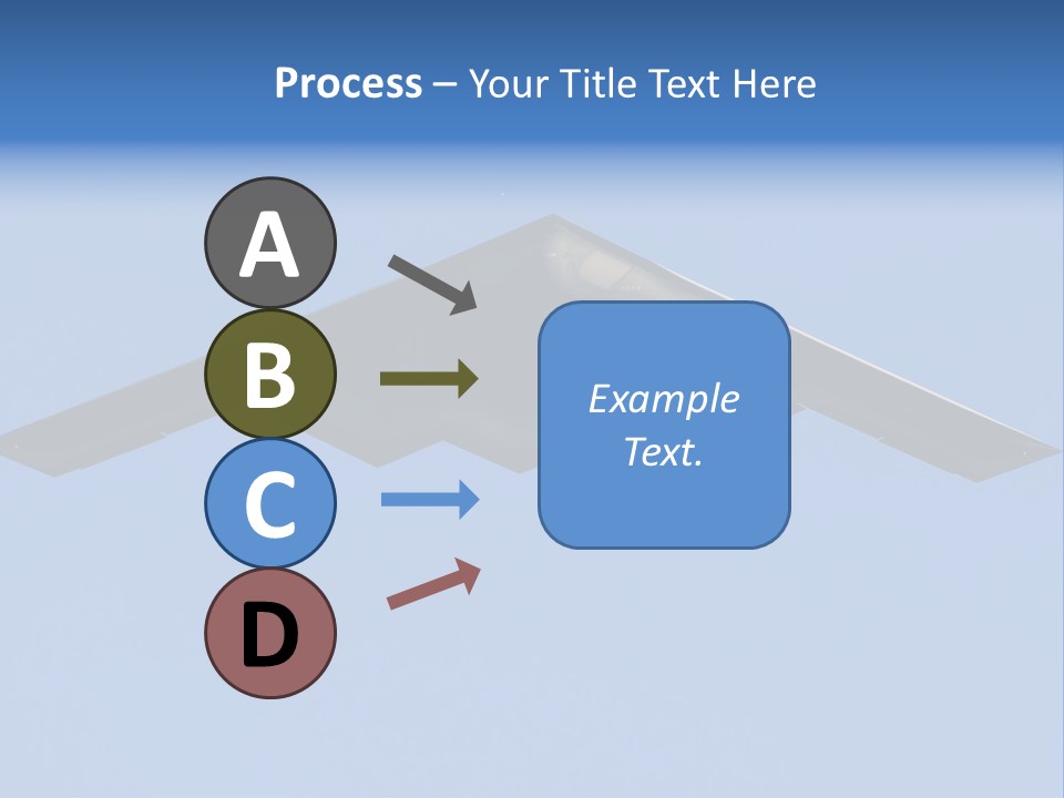 Mid Air Airforce Air PowerPoint Template
