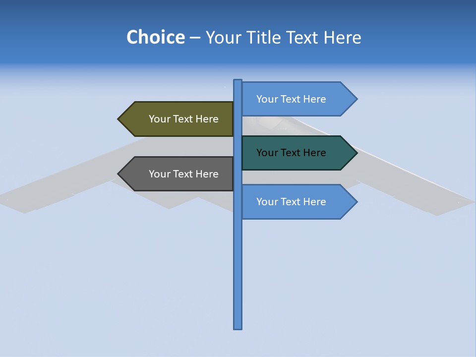 Mid Air Airforce Air PowerPoint Template