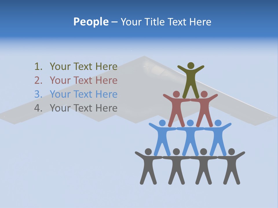 Mid Air Airforce Air PowerPoint Template