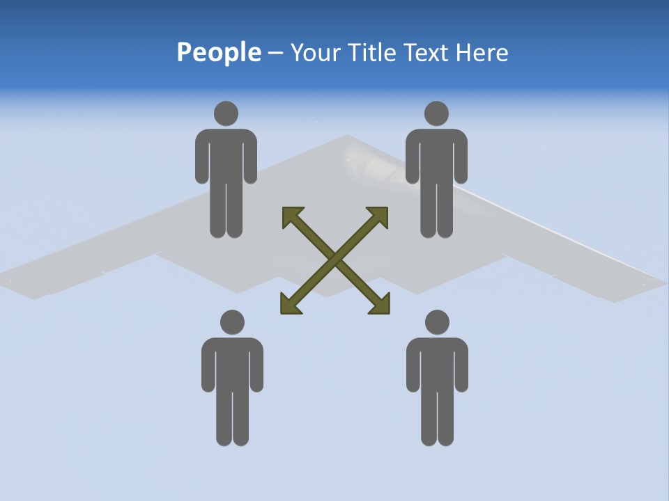 Mid Air Airforce Air PowerPoint Template