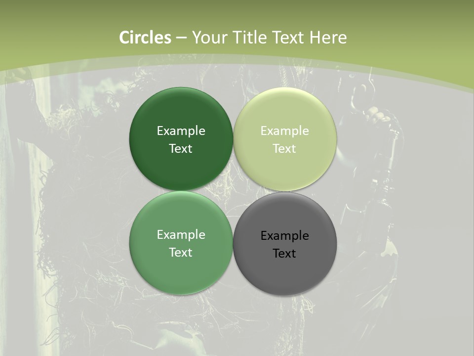 Accroupie Arm Cach PowerPoint Template