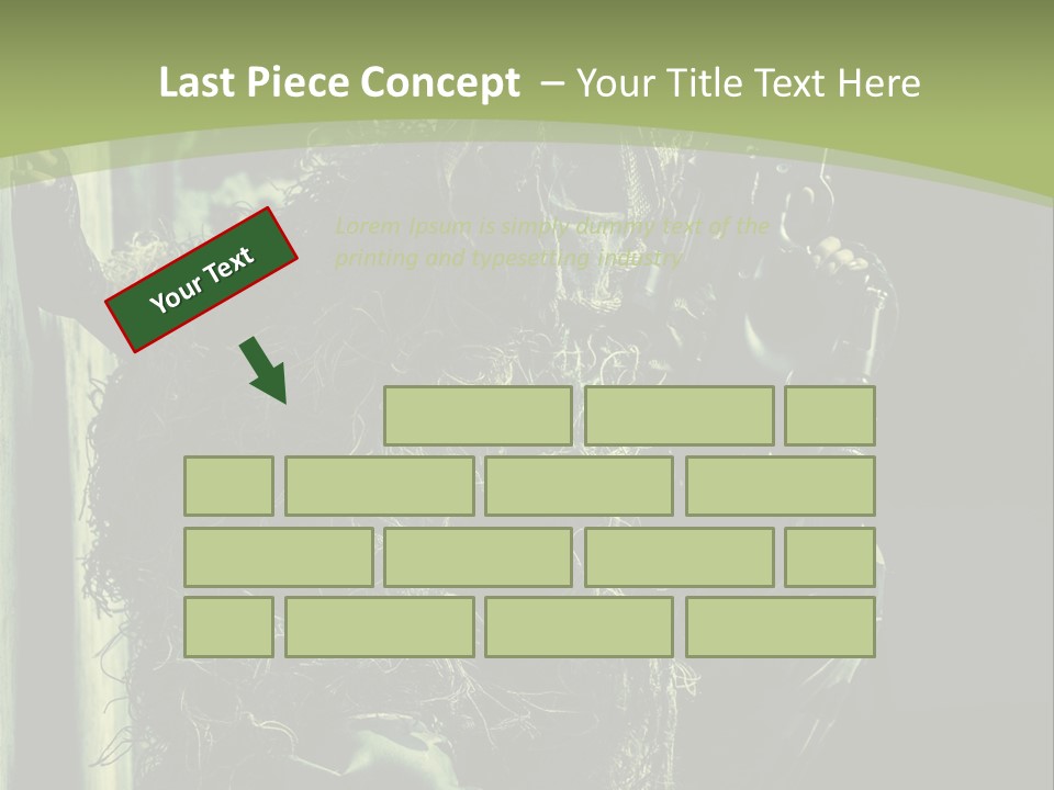 Accroupie Arm Cach PowerPoint Template