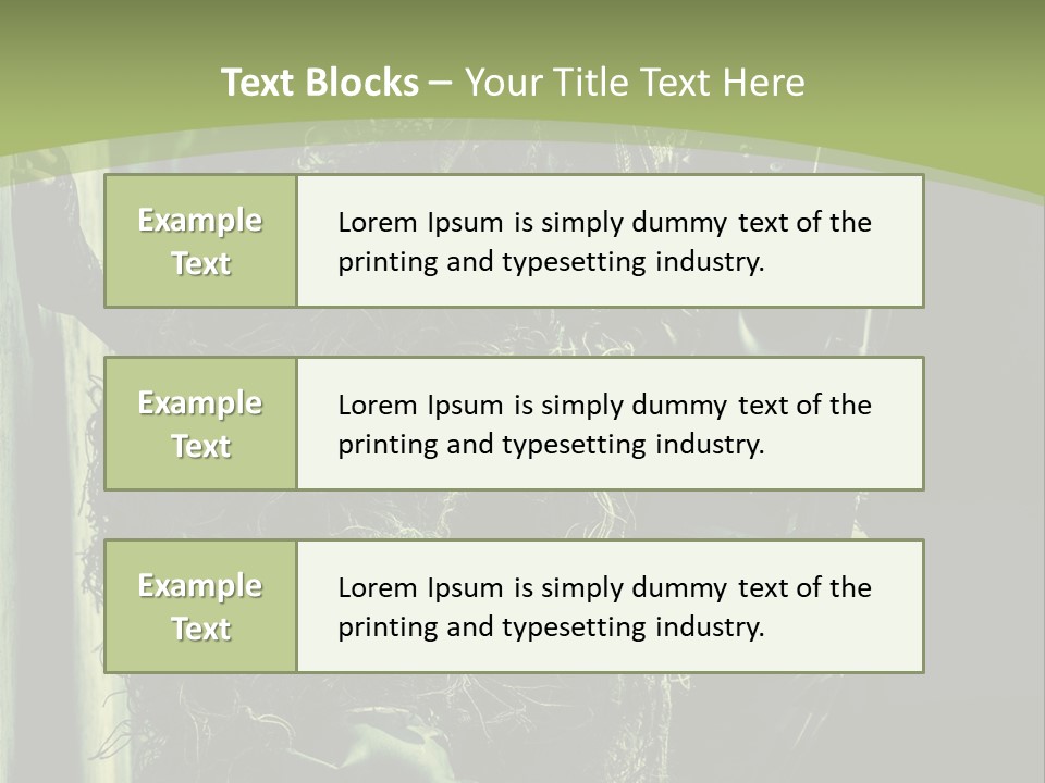 Accroupie Arm Cach PowerPoint Template