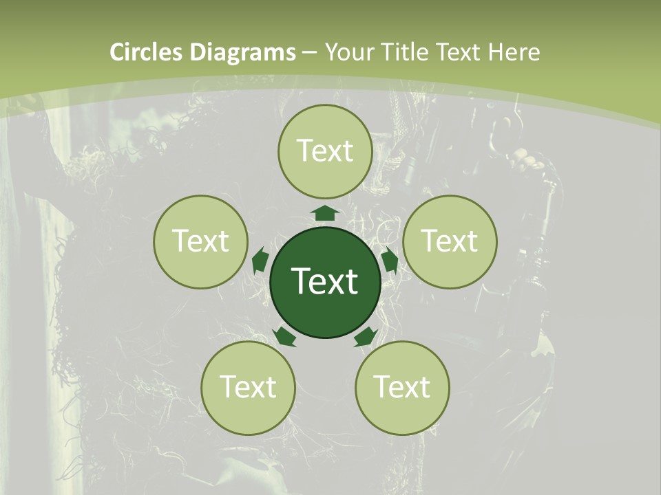 Accroupie Arm Cach PowerPoint Template