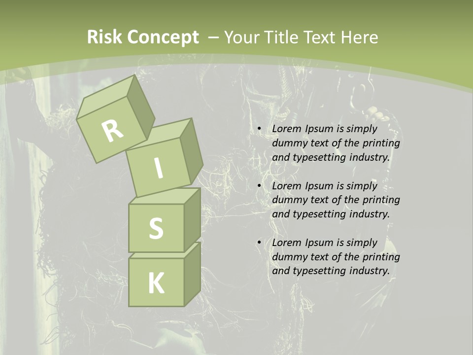 Accroupie Arm Cach PowerPoint Template