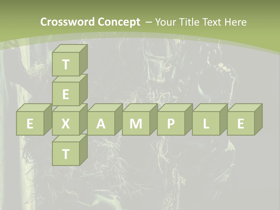 Accroupie Arm Cach PowerPoint Template