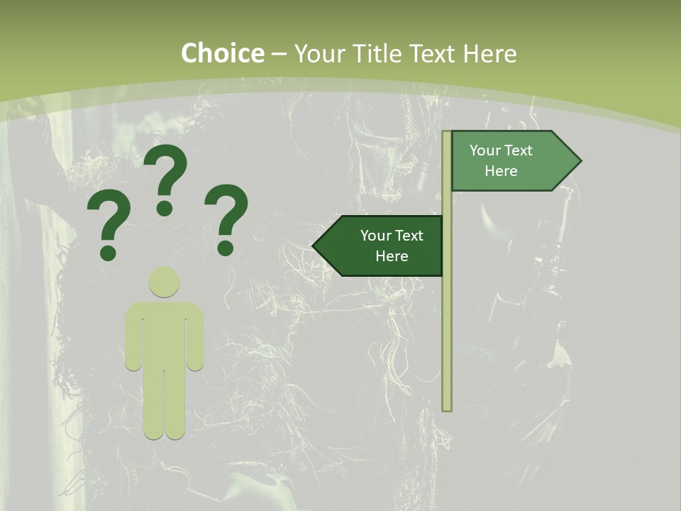 Accroupie Arm Cach PowerPoint Template