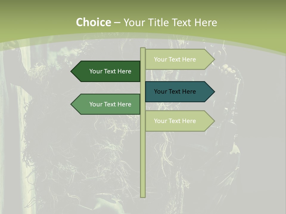 Accroupie Arm Cach PowerPoint Template