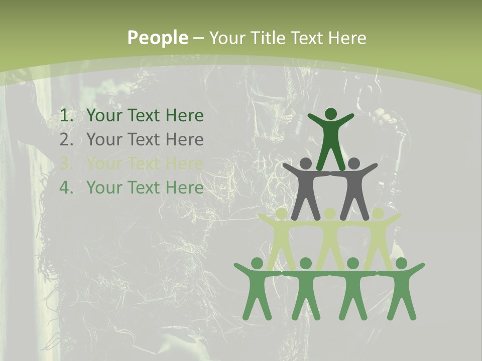 Accroupie Arm Cach PowerPoint Template