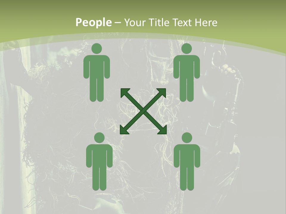 Accroupie Arm Cach PowerPoint Template