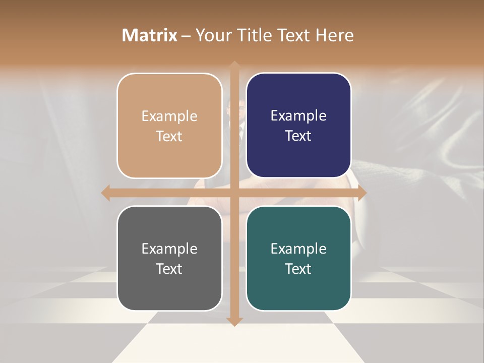 Confidence Looking King PowerPoint Template