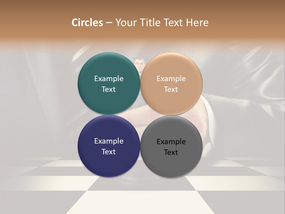 Confidence Looking King PowerPoint Template