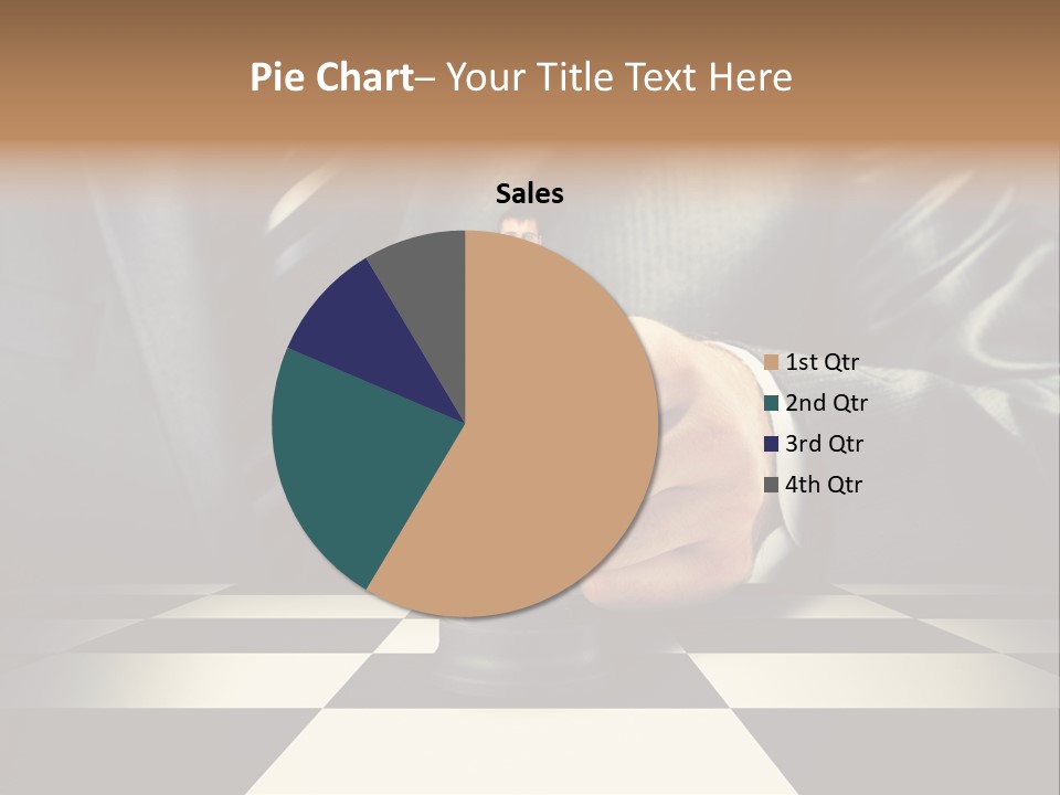 Confidence Looking King PowerPoint Template