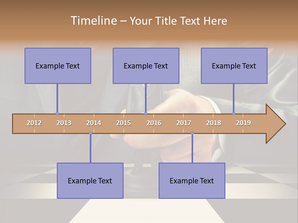 Confidence Looking King PowerPoint Template