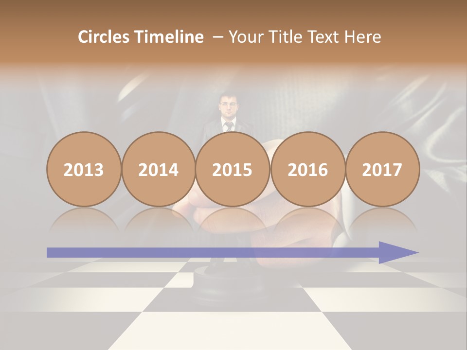 Confidence Looking King PowerPoint Template