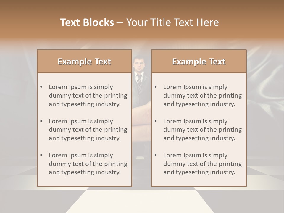 Confidence Looking King PowerPoint Template