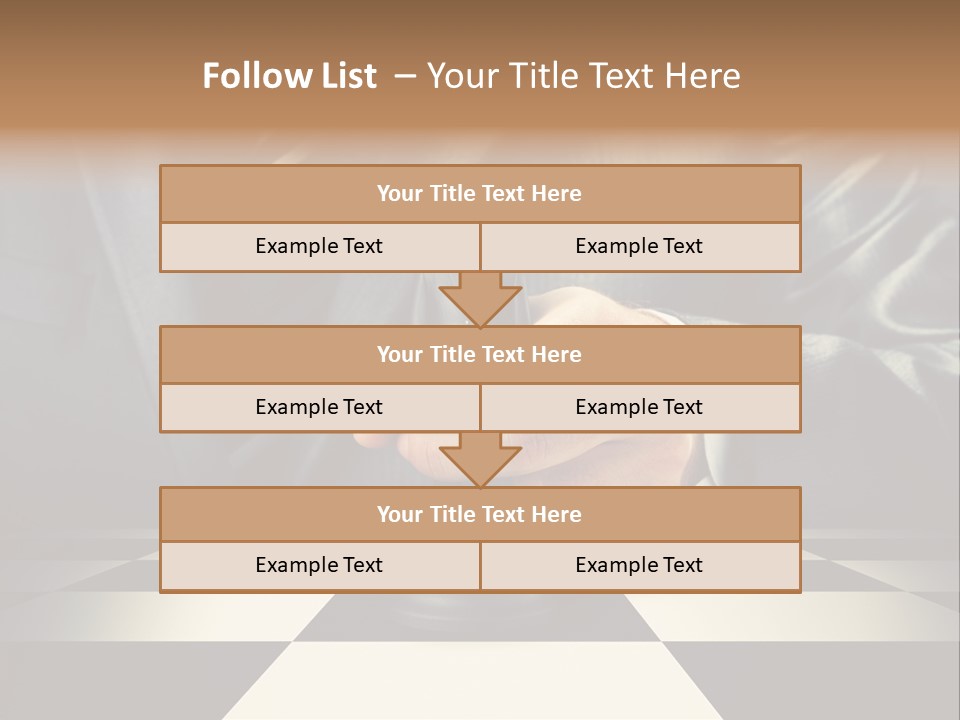 Confidence Looking King PowerPoint Template