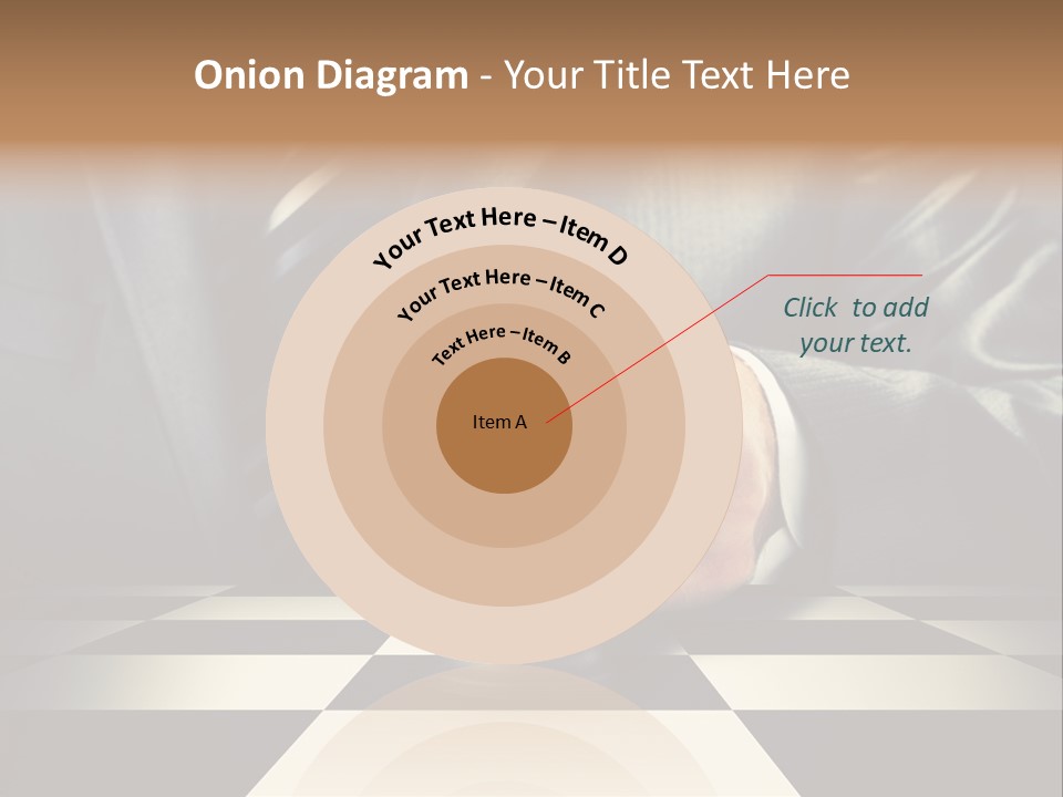 Confidence Looking King PowerPoint Template