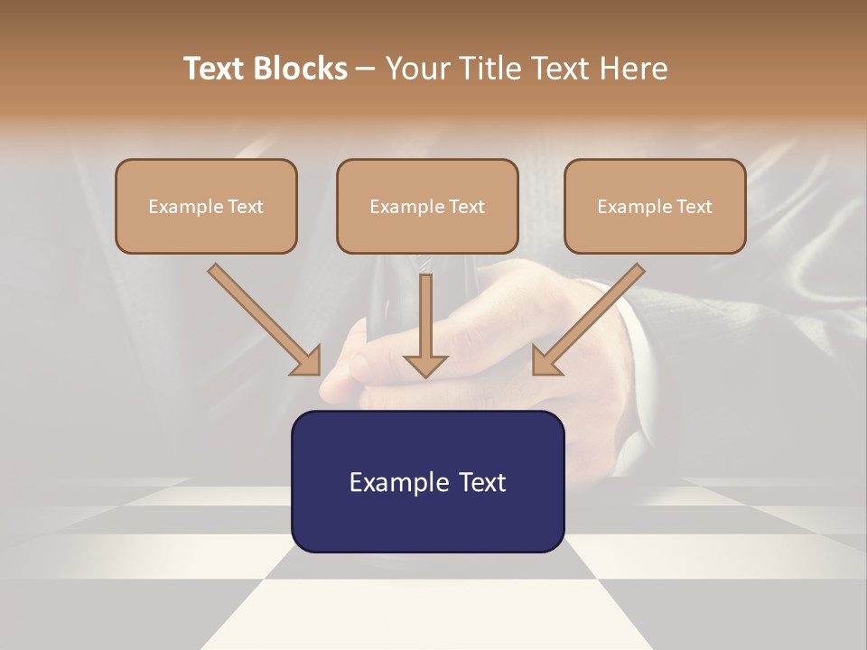 Confidence Looking King PowerPoint Template