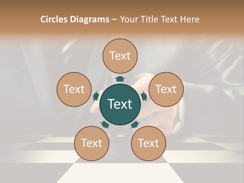 Confidence Looking King PowerPoint Template