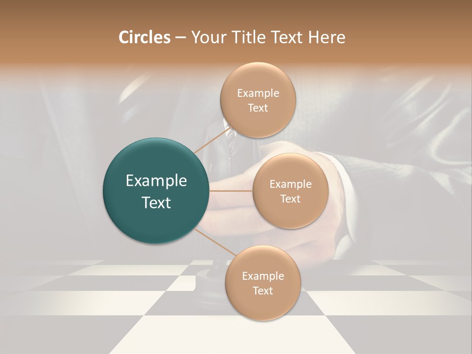 Confidence Looking King PowerPoint Template