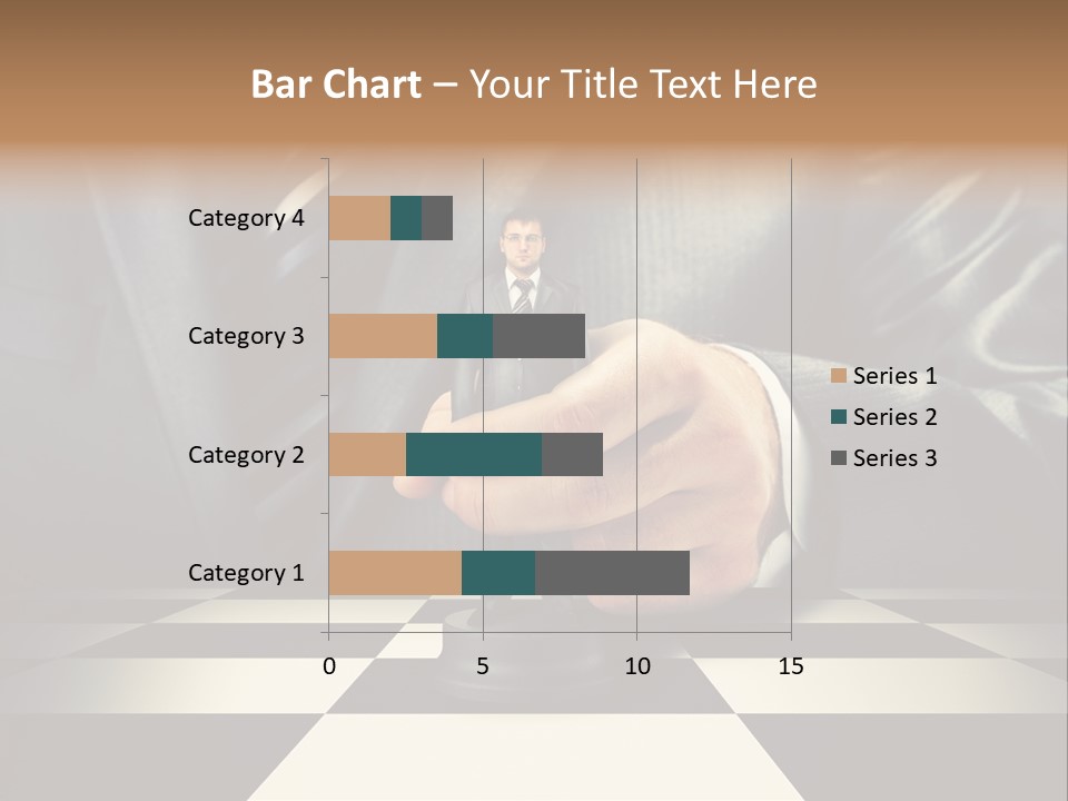 Confidence Looking King PowerPoint Template