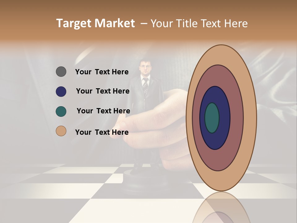 Confidence Looking King PowerPoint Template