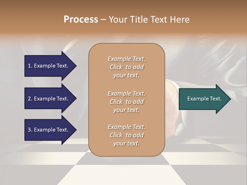 Confidence Looking King PowerPoint Template