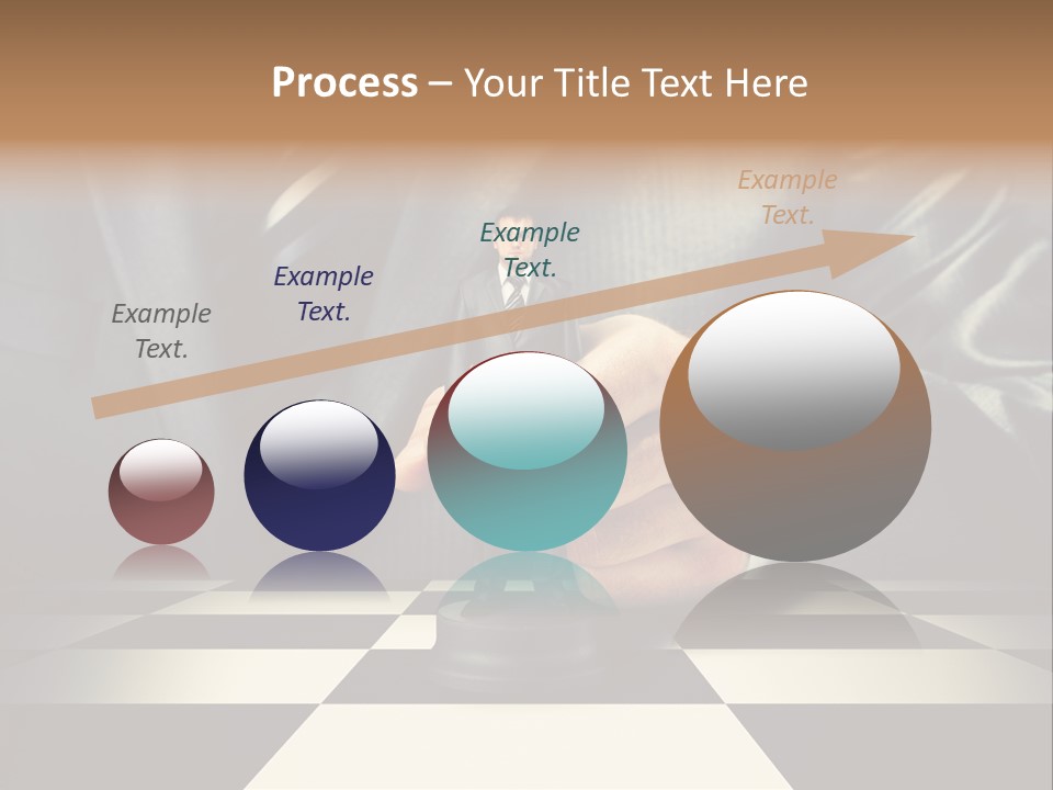 Confidence Looking King PowerPoint Template