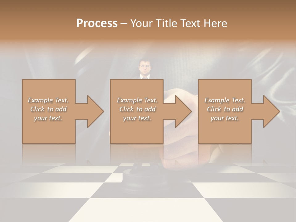 Confidence Looking King PowerPoint Template