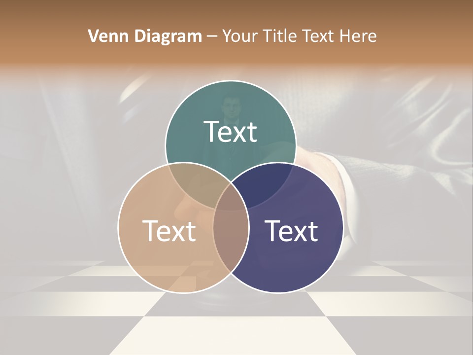 Confidence Looking King PowerPoint Template