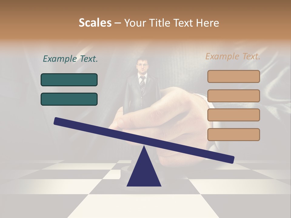 Confidence Looking King PowerPoint Template
