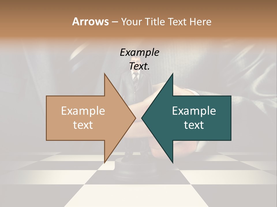 Confidence Looking King PowerPoint Template