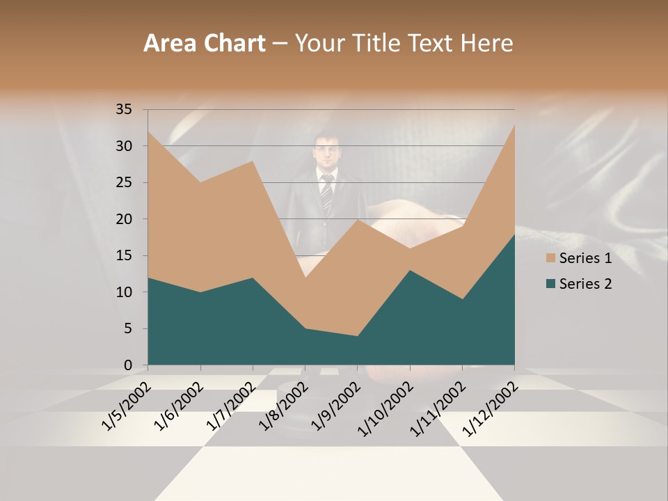 Confidence Looking King PowerPoint Template