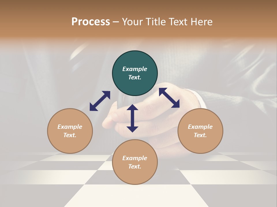 Confidence Looking King PowerPoint Template