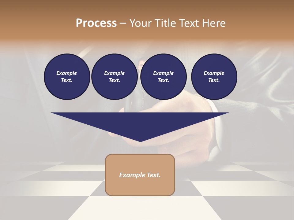 Confidence Looking King PowerPoint Template
