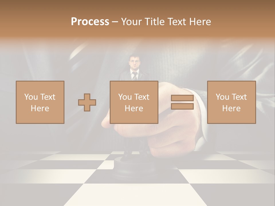 Confidence Looking King PowerPoint Template