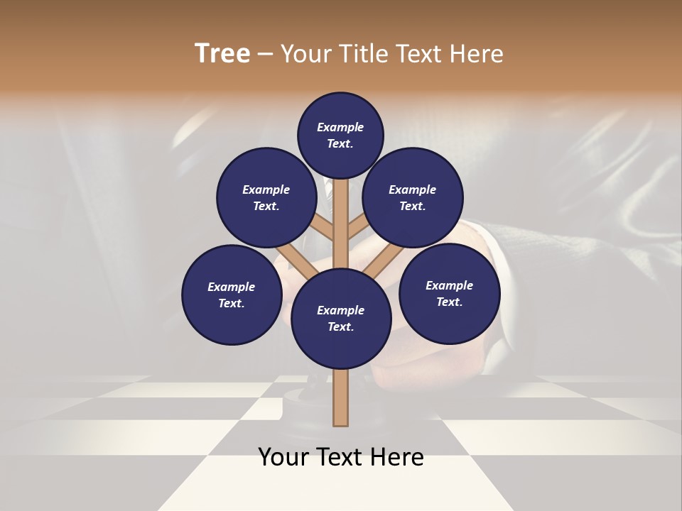 Confidence Looking King PowerPoint Template