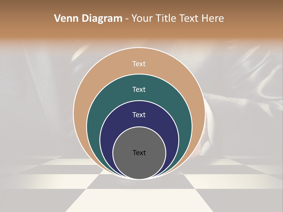 Confidence Looking King PowerPoint Template