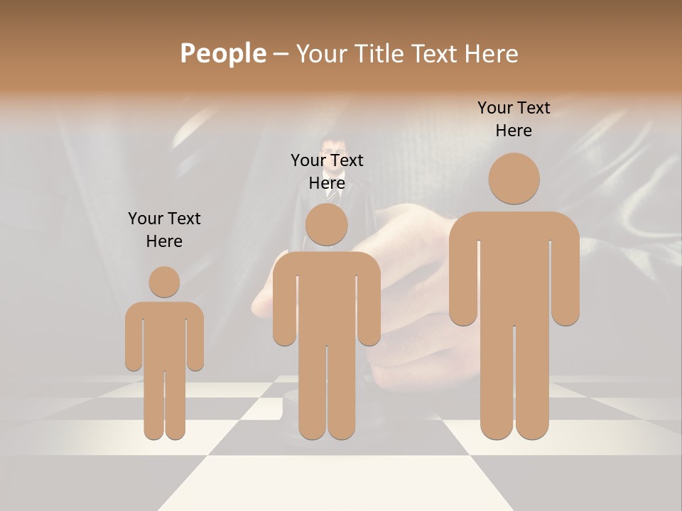 Confidence Looking King PowerPoint Template