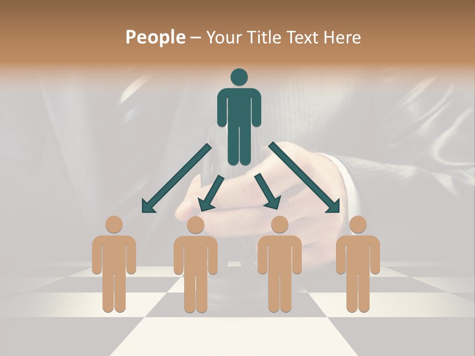 Confidence Looking King PowerPoint Template