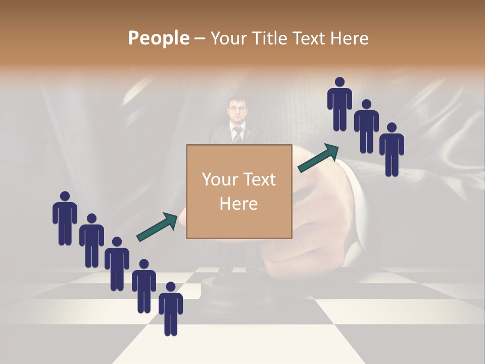 Confidence Looking King PowerPoint Template